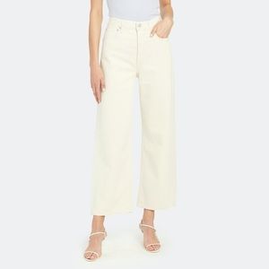 AGOLDE High Rise Wide Leg Jeans in Paper 💫NWT💫